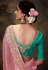 Pink tissue saree with blouse 5368