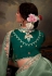 Sea green tissue saree with blouse 5369