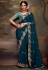 Blue tissue saree with blouse 5370