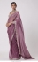 Bollywood Model georgette mirror and sequins work Mauve saree