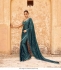 Bollywood Model Net sequins saree in Teal Green