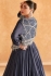 Chinon gown wedding dress in midnight colour 5631