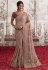 Purple viscous art silk embroidered wedding saree with blouse 8204