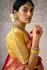 Pink banarasi silk embroidered wedding saree with blouse 289