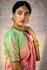 Pink banarasi silk embroidered wedding saree with blouse 293