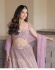 Bollywood Model Mauve pInk Kasturi silk heavy wedding lehenga choli