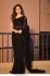 Bollywood Model Black georgette sequins embroidered saree