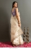 Bollywood Model Cream color Jimmy choo silk designer saree