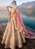 Traditional Bridal Cream Silk embroidered lehenga choli AA130