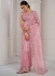 Rose Soft Organza handwork wedding saree with blouse 1033E