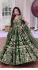 Bollywood Model Green velvet heavy bridal lehenga choli