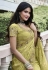 Liril Green shaded tissue silk embroidered wedding saree with blouse 8410