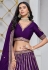 Violet art silk lehenga choli 302