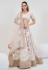 Off white net lehenga choli 1061B