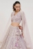 Lavender net lehenga choli 1065B