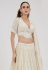 Cream georgette lehenga choli for wedding 1068B