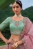 Sea green silk wedding lehenga choli 7101