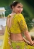 Mustard silk lehenga choli for wedding 7103