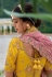 Mustard silk lehenga choli for wedding 7107