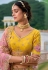 Mustard silk lehenga choli for wedding 7107