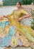 Yellow silk lehenga choli 7108