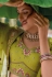 Light green silk lehenga choli for wedding 7111