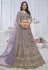 Lavender net wedding lehenga choli KF20P