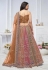 Multicolor net wedding lehenga choli KF42MB