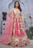 Cream organza wedding lehenga choli KF43I