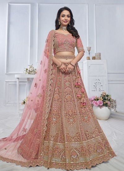net reception a line lehenga choli KF20O