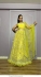 Bollywood Model Yellow georgette ruffle lehenga for haldi
