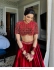 Bollywood Model Maroon Velvet embroidered lehenga for wedding