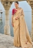 Beige kanjivaram silk saree 7704