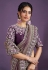 Brown banarasi saree 24811