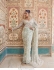 Bollywood Model aqua green net sequins embroidered saree