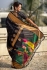 Black woven paithani soft silk traditional wedding saree with blouse 005