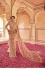 Bollywood Model Beige net sequins embroidered wedding saree