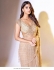Bollywood Suhana khan inspired beige net sequins embroidered wedding saree