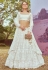 Cream georgette lehenga choli 202706