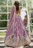 Purple tissue lehenga choli 202714