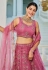 Pink net lehenga choli 202718
