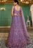 Lavender net a line lehenga choli 202725