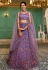 Lavender net a line lehenga choli 202725