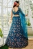 Navy blue net a line lehenga choli 202723