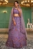 Lavender net a line lehenga choli 202715