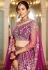Wine net lehenga choli 202738