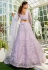 Lavender net a line lehenga choli 202743