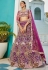 Wine net a line lehenga choli 202733