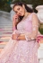 Pink satin a line lehenga choli 202731