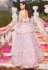 Pink satin a line lehenga choli 202731